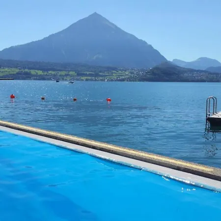 Idyllic Farm With Scenic Views And Concierge By Swisshut Sigriswil